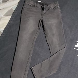 Old Navy gray super skinny jeans